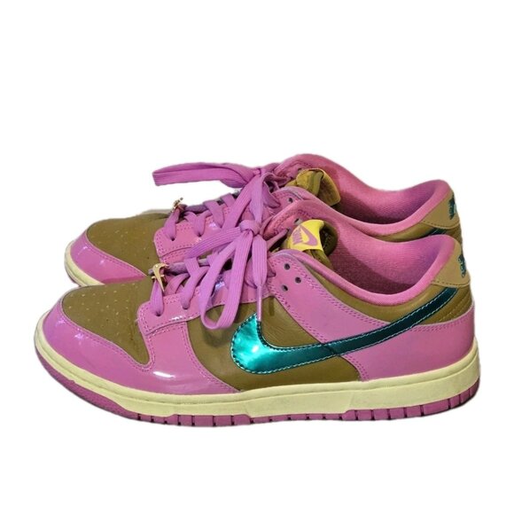 Nike Parris Goebel x Dunk Low Shoe Womens Size 9 Mens 7.5 Playful Pink Sneakers - Picture 1 of 10